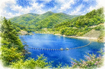奥四万湖（群馬県）｜見どころ・アクセス・絶景ポイントを紹介