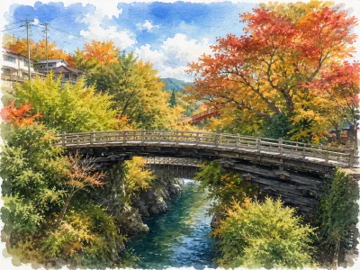 猿橋(山梨県)|日本三奇橋の見どころ・アクセス・絶景ポイントを紹介