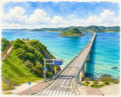 角島大橋(山口県)｜見どころ・アクセス・絶景ポイントを紹介