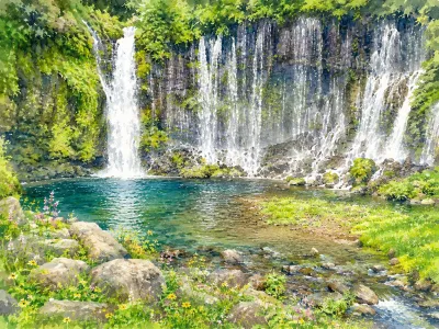 白糸の滝（静岡県）｜見どころ・アクセス・絶景ポイントを紹介