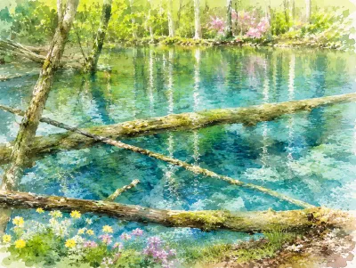 神の子池（北海道）｜エメラルドブルーの絶景と撮影ポイントを紹介