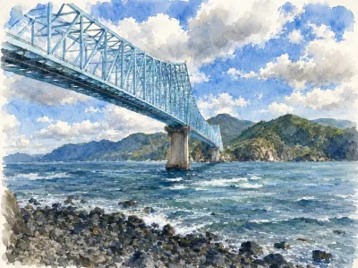 生月大橋（長崎県平戸市）｜世界一のトラス橋と絶景を紹介