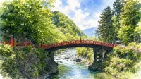 神橋（栃木県日光市）｜世界遺産の玄関口、朱塗りの反橋の歴史とアクセス