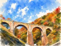 碓氷第三橋梁(めがね橋)（群馬県）｜明治期の煉瓦アーチ橋と絶景スポットを紹介
