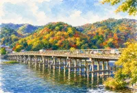 渡月橋（京都府）｜嵐山を代表する名橋の歴史と見どころを紹介