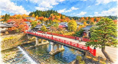 中橋（岐阜県）｜飛騨高山を代表する朱色の橋とアクセス