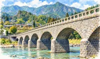 耶馬渓橋（大分県）｜日本唯一8連アーチの石橋と歴史・見どころを紹介