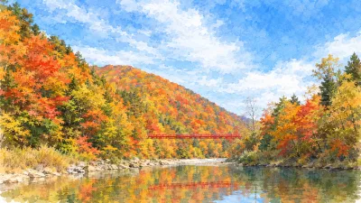 抱返り渓谷（秋田県）｜コバルトブルーの清流と紅葉の名所を紹介