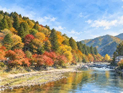 香嵐渓（愛知県）｜紅葉・ライトアップ・アクセス情報を紹介