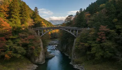 猿橋(山梨県)|日本三奇橋の見どころ・アクセス・絶景ポイントを紹介