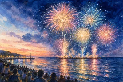 第40回日本海洋上花火大会｜開催期間2026年7月18日(土)