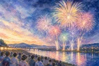 第73回 安倍川花火大会開催期間2026年7月18日(土)開催時間19:30～21:00