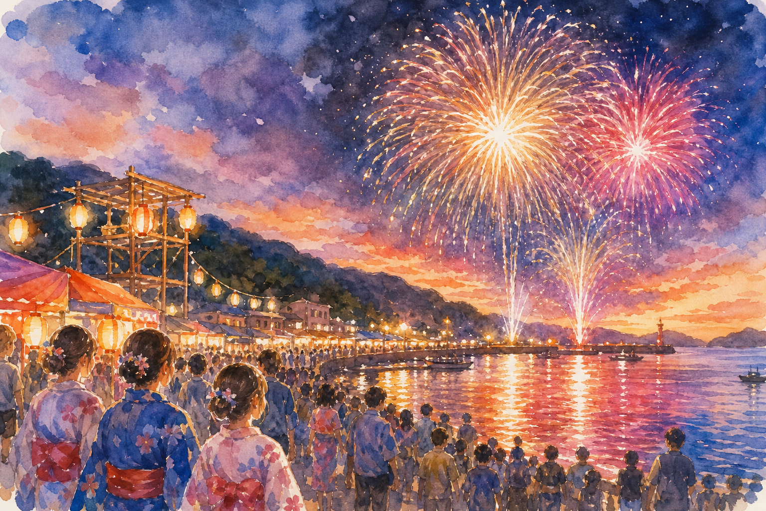 第40回 にまごいせ祭 開催期間2026年7月18日(土)開催時間 花火は20:30~20:45祭は16:00~島根県大田市