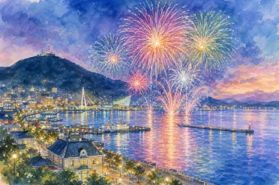 函館新聞社第27回函館港花火大会 ～海の日制定記念 開催期間2026年7月19日(日)