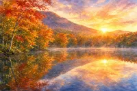 蔦沼（青森県）｜紅葉の朝焼けと絶景ポイントを紹介