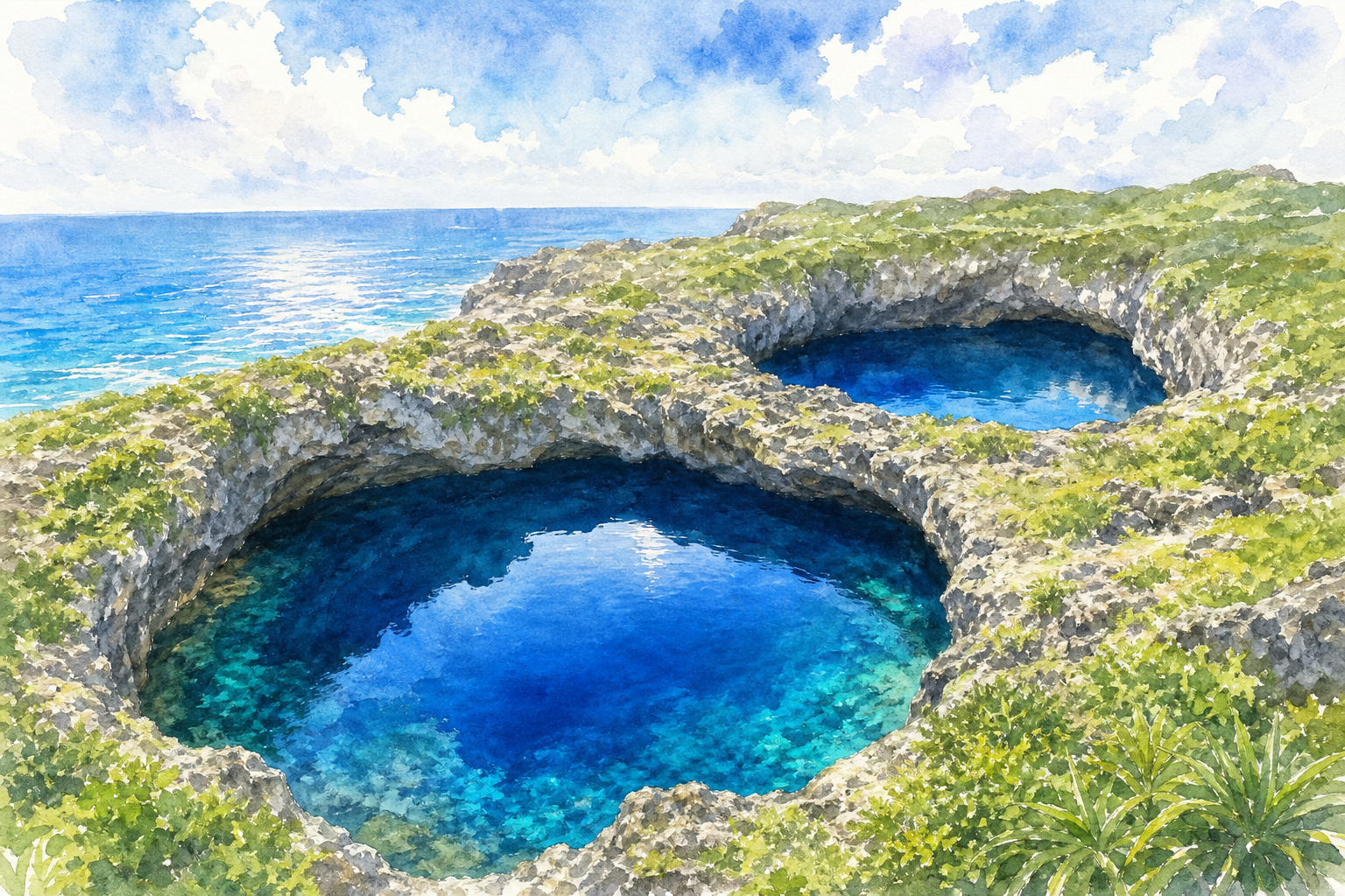 通り池(沖縄県)|神秘の絶景・龍の目伝説・ダイビングの聖地を紹介