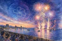 津市合併20周年第73回津花火大会2026|三重県初のドローン演出と海上花火の魅力