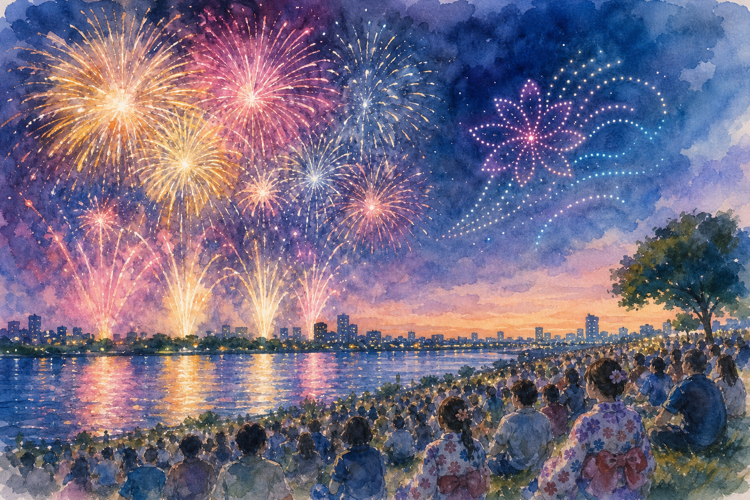 第60回 葛飾納涼花火大会(東京都)|2026年開催情報・見どころを紹介