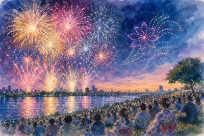 第60回 葛飾納涼花火大会（東京都）｜2026年開催情報・見どころを紹介