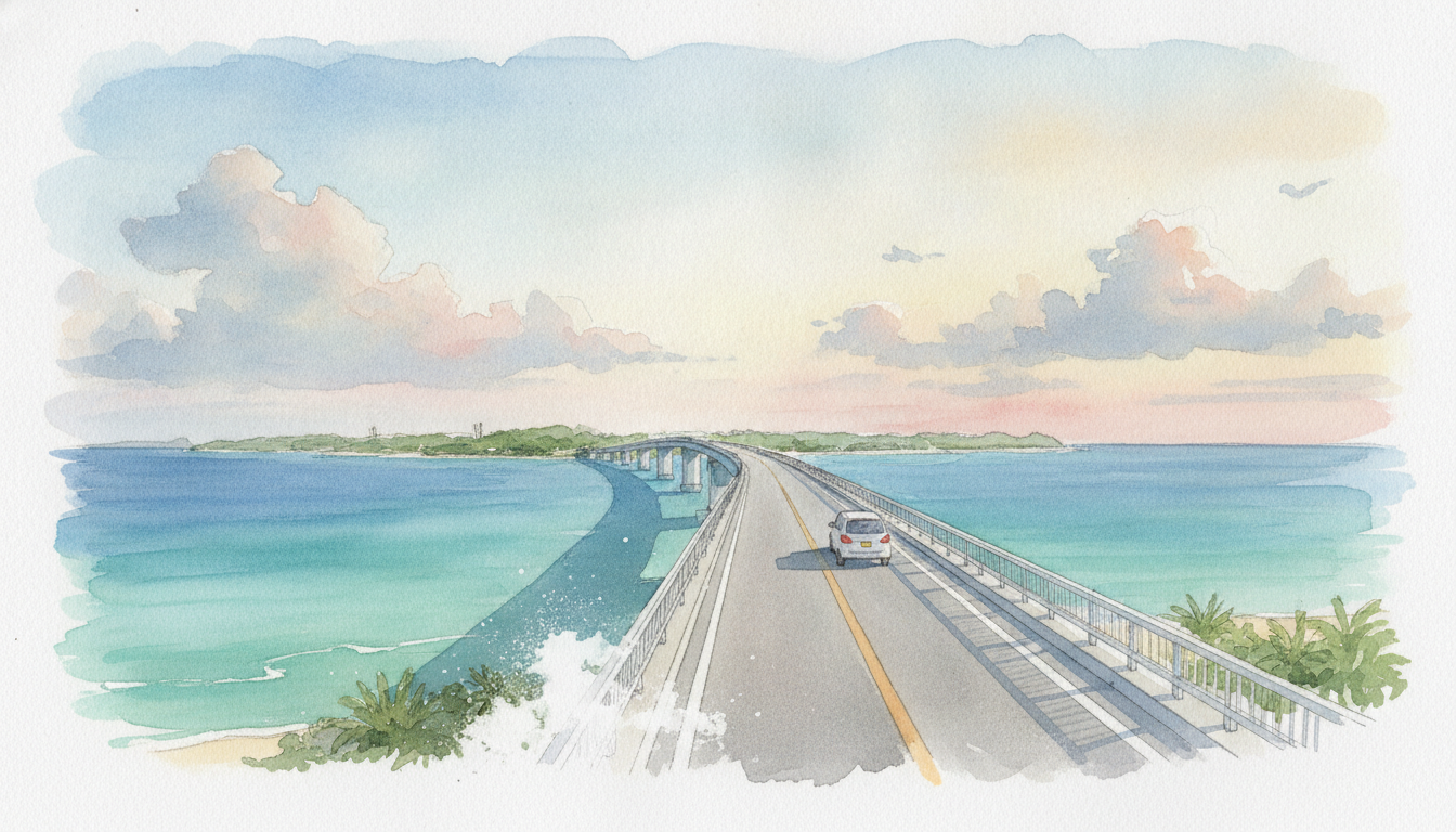 伊良部大橋(沖縄県)|日本最長の無料橋と海上ドライブの魅力を紹介
