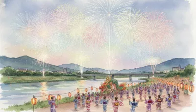 第48回 津山納涼ごんごまつり IN 吉井川（岡山県）｜2026年開催情報・花火大会・アクセスを紹介