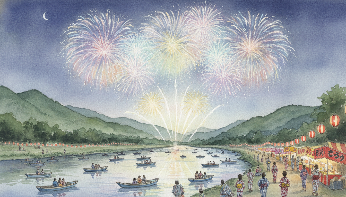 吉野川市納涼花火大会（徳島県）｜2026年開催情報・見どころ・アクセスを紹介