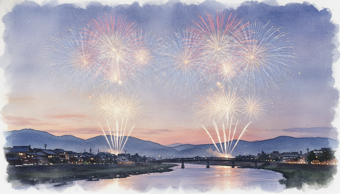 第62回石和温泉花火大会(山口県)│2026年8月22日開催情報・見どころ・アクセスを紹介