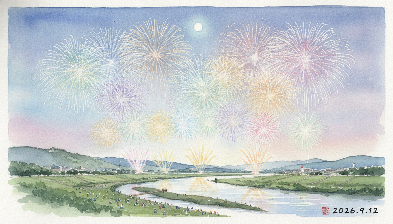 第59回 常総きぬ川花火大会（茨城県）｜2026年9月12日開催・見どころ・アクセス情報を紹介