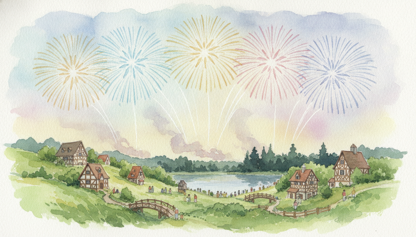 ドイツの森 ミュージック花火大会（岡山県）｜2026年開催情報・見どころ・アクセスを紹介
