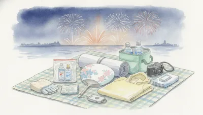 花火大会の持ち物はこれ！必需品＆便利グッズ完全ガイド【前編】
