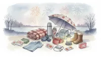 花火大会の持ち物はこれ！秋冬の寒さ・雨・帰り道対策【後編】