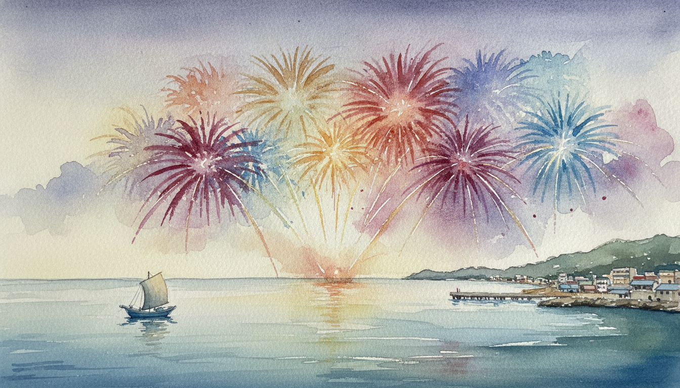 市制75周年 第51回 焼津海上花火大会(静岡県)|2026年10月24日開催決定・見どころ・アクセス情報