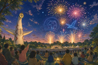 第5回 万博夜空がアートになる日2026（大阪府）｜開催概要・チケット・見どころを紹介