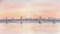 幣舞橋（北海道）｜釧路川に架かる夕景と四季の像を紹介