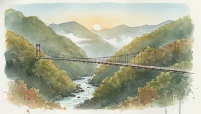 谷瀬の吊り橋（奈良県）｜日本一の長さを誇る吊り橋の見どころと歴史