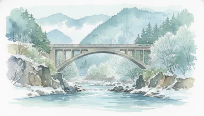 氷川大橋（東京都・奥多摩町）｜日本百名橋に選ばれた昭和初期のアーチ橋